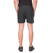 3 - Fitinc N S Lycra Shorts with Both Side Safety Zippered Pockets,  Small  Gray 