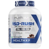 HealthXP Platinum Series Iso Rush 100% Whey Protein Isolate,  4.4 lb  Rich Chocolate 