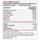 supplementfact - Pharm Grade ZMA Plus,  60 capsules  Unflavored 