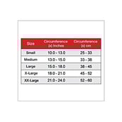 1 - Dr. Arthritis Copper Infused Knee Support,  Black with Hand Book  Large 