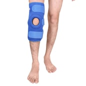 Bone Rap Open Patela Knee Brace Neoprene, Royal Blue Medium