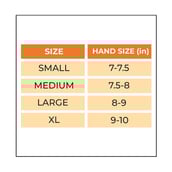 4 - Fitup Life Gym Leather Gloves with 3mm Gel Padding,  Black with Orange  Large 