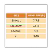 4 - Fitup Life Gym Leather Gloves with 3mm Gel Padding,  Black with Orange  Medium 