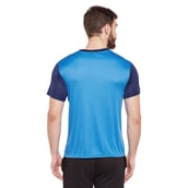 (3 - Masch Mens Regular Fit Polyester Active T Shirt (MSTS1017 HSCS CBNB), Navy Blue and India Blue Medium