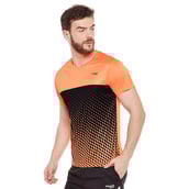 2 - Masch Mens Regular Fit Polyester Active T Shirt (MSTS1017 HSP FDO),  Fluorescent Orange  Medium 