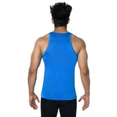 2 - Decisive Fintess Gym Vest Tank Top,  Blue  XXL 