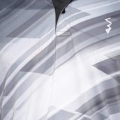 3 - Campus Sutra Graphic Print Men Polo Neck T Shirt,  Black & White  Small 