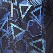 3 - Campus Sutra Graphic Print Men Round or Crew T Shirt,  Blue  Large 