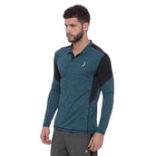 3 - Campus Sutra Solid Men Polo Neck T Shirt,  Green  Large 