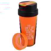 2 - Greenbee Protein Shaker,  Orange  700 ml 