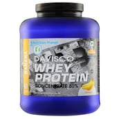 Nutrition Planet Davisco Whey Protein with Added DigeZyme, 4 lb Banana