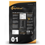 Back - MyFitFuel MFF 100% Whey Protein,  4.4 lb  Smooth Chocolate 
