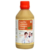 SKSB Garlic Lemon Ginger Syrup without Honey (GLG4), 225 ml