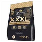 Healthfarm Hardcore Series XXXL Muscle Mass Gainer, 9.9 lb Belgian Chocolate