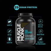 3 - Muscle Monk Combo of ISO Intense MEC with BCAA 2:1:1 (Watermelon, 300g, 30 Servings),  2.2 lb  Creamy Vanilla 