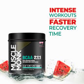 6 - Muscle Monk Combo of ISO Intense MEC with BCAA 2:1:1 (Watermelon, 300g, 30 Servings), 2.2 lb Royal Chocolate