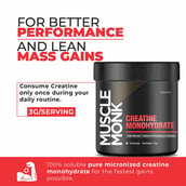 6 - Muscle Monk Intense Mass Gainer with Creatine Monohydrate 100g Unflavoured, 6.6 lb Royal Chocolate