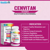 indication - Healthvit Cenvitan Women, 60 tablet(s) Unflavoured