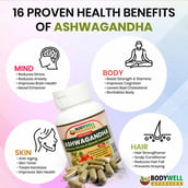 1 - Bodywell Ashwagandha, 60 veggie capsule(s)