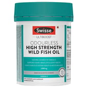 1 - Swisse Ultiboost Odourless High Strength Wild Fish Oil, 40 capsules