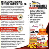 3 - St.Botanica Enteric Coated Salmon Fish Oil Omega 3,  60 softgels 