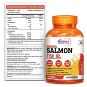 nutritioninfo - St.Botanica Enteric Coated Salmon Fish Oil Omega 3,  60 softgels 