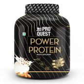 2 - Proquest Power Protein 4.4lb & Creatine Monohydrate 0.55lb Combo, 2 Piece(s)/Pack Mawa Malai & Unflavoured