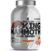 1 - Big Flex King Mammoth Mass Gainer, 6.6 lb Strawberry Banana