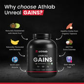 3 - Athlab Unreal Gains, 6.6 lb Banana Smoothie