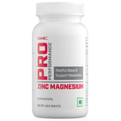 2 - GNC Pro Performance Zinc Magnesium Amino Restful Sleep & Relaxation, Unflavoured (Pack of 2) 60 tablet(s)