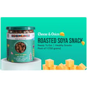 2 - Promunch Roasted Soya Snack, Cheese & Onion Pack of 2 150 g