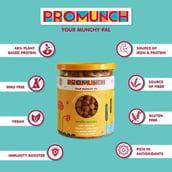 2 - Promunch Roasted Soya Snack,  Noodle Masala Pack of 2  150 g 