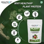 7 - HealthXP Plant Protein + Superfood,  2.2 lb  Chocolate 