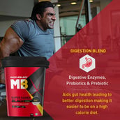 3 - MuscleBlaze Super Gainer Black OP,  11 lb  Chocolate 