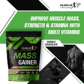 5 - MuscleXP Mass Gainer, 2.2 lb Double Chocolate Pack of 2