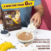 11 - MuscleBlaze High Protein Oats OP, 1 kg Dark Chocolate