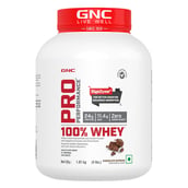 2 - GNC Pro Performance 100% Whey Protein & White Shaker 700 ml Combo, 4 lb Chocolate Supreme