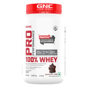 2 - GNC Pro Performance 100% Whey Protein & White Shaker 700 ml Combo,  2 lb  Chocolate Fudge 