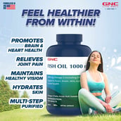 2 - GNC Fish Oil (1000 mg), 180 softgels