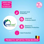 6 - Dr. Morepen Intebact Insta 5 Bn Probiotic,  6 sachets/pack  Delicious Vanilla 