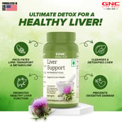 3 - GNC Herbal Plus Liver Support (Pack of 2),  60 veggie capsule(s) 