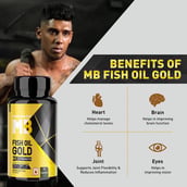 5 - MuscleBlaze Omega 3 Fish Oil Gold 3x Triple Strength (EPA & DHA), 60 capsules