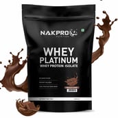 1 - Nakpro Whey Platinum Whey Protein Isolate, 1.1 lb Chocolate