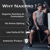 6 - Nakpro Whey Platinum Whey Protein Isolate, 1.1 lb Mango