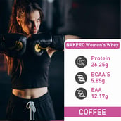 4 - Nakpro Women's Whey Protein,  1.1 lb  Coffee 