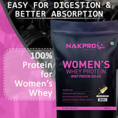 7 - Nakpro Women's Whey Protein,  1.1 lb  Malai Kulfi 