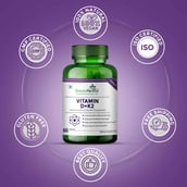 5 - Simply Herbal Vitamin D+K2, 60 tablet(s) Unflavoured (Pack of 2)