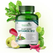 3 - Simply Herbal Plant Based Vitamin B12, 60 capsules Unflavoured (Pack of 3)