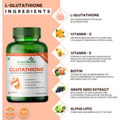 5 - Simply Herbal Collagen 60 Caps with Biotin 60 Tabs & Glutathione 60 Caps Combo, 3 Piece(s)/Pack Unflavoured