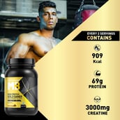 9 - MuscleBlaze High Protein Gold Gainer, 2.2 lb Chocolate